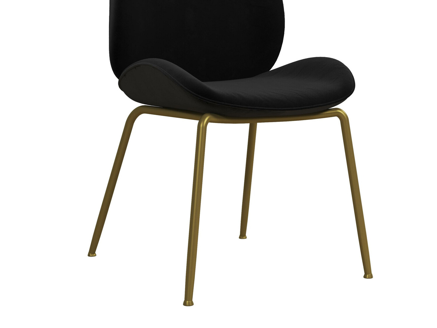 Stuhl Tulsa 717 (Schwarz + Messing)