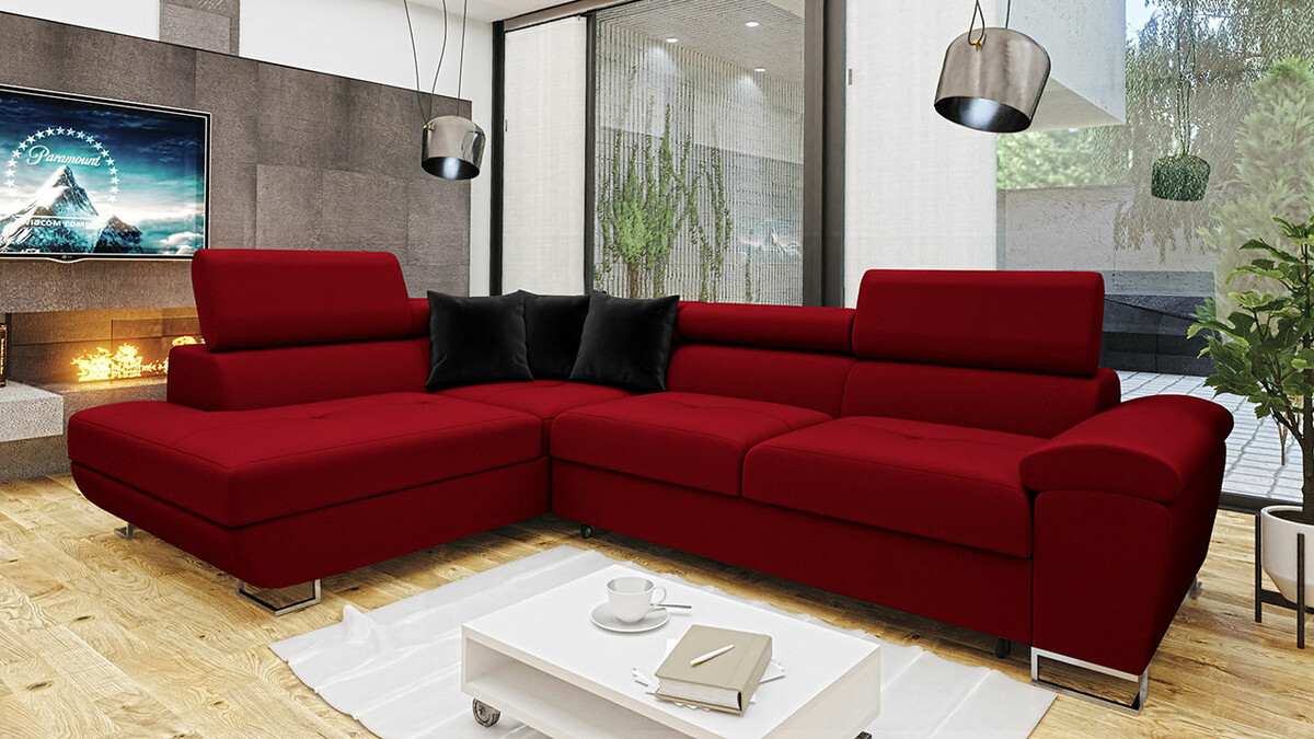 Ecksofa Comfivo Ruta II (Venus Velvet 2926 + Magic Velvet 2219)