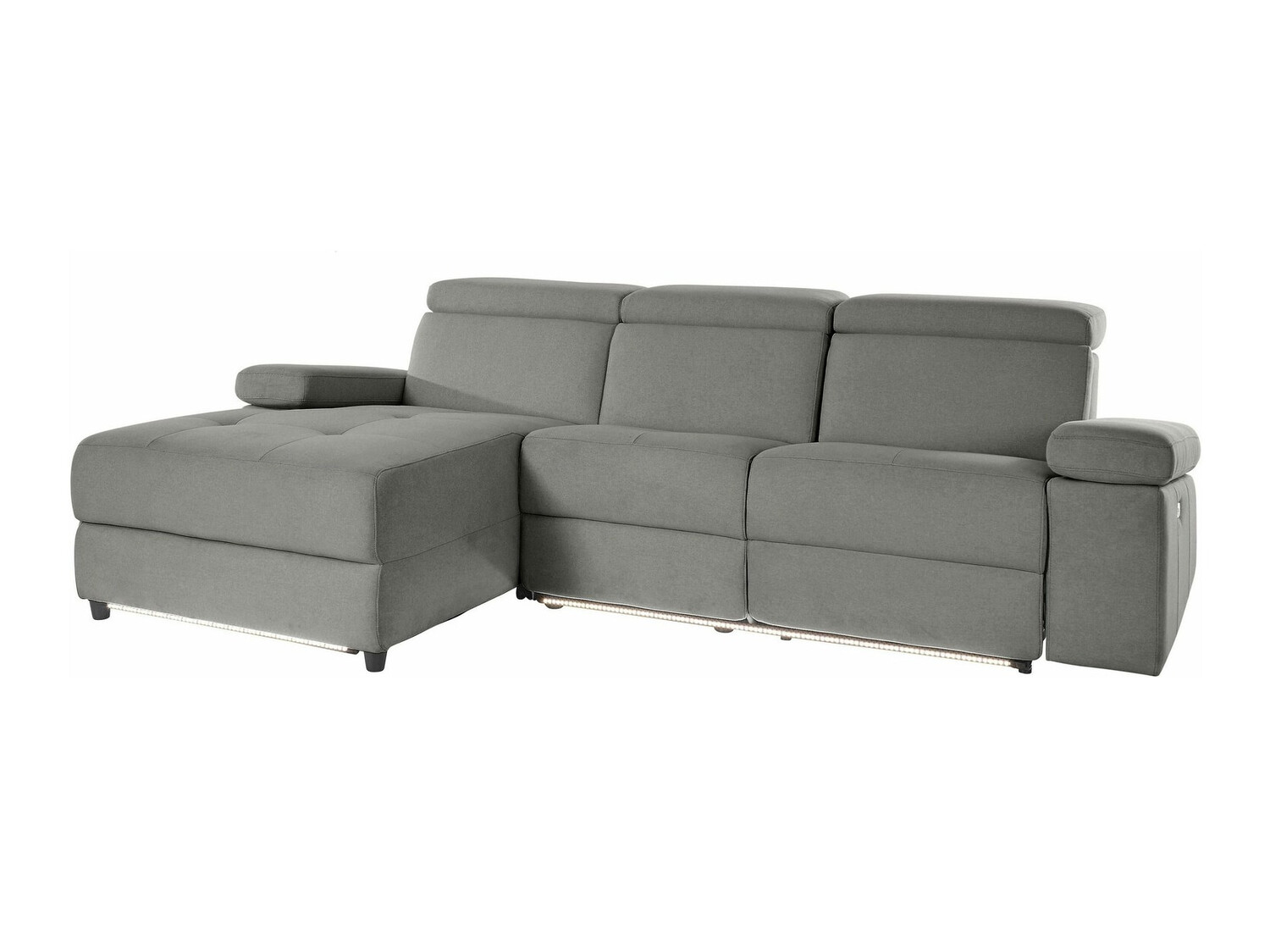 Ecksofa Liegesessel Denton 698 (Grau)