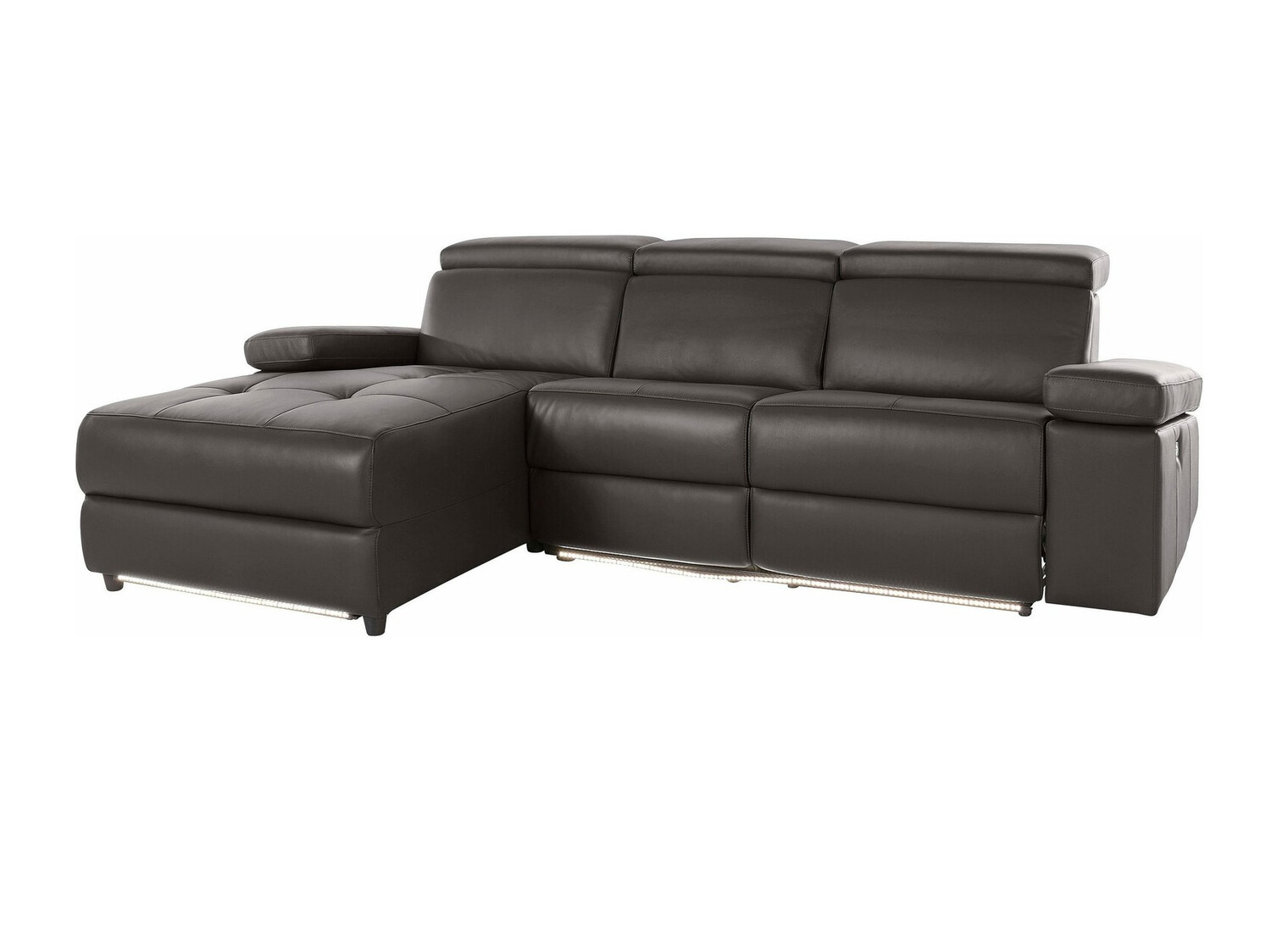Ecksofa Liegesessel Denton 1492 (Braun)