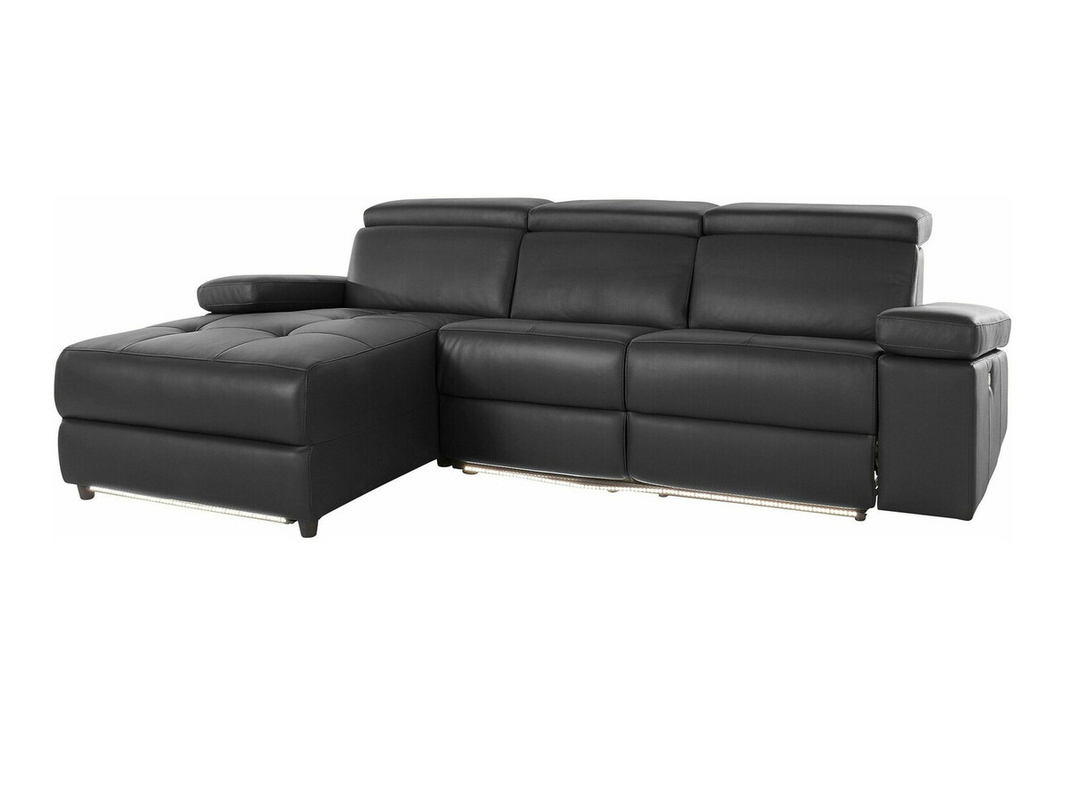 Ecksofa Liegesessel Denton 1493 (Schwarz)