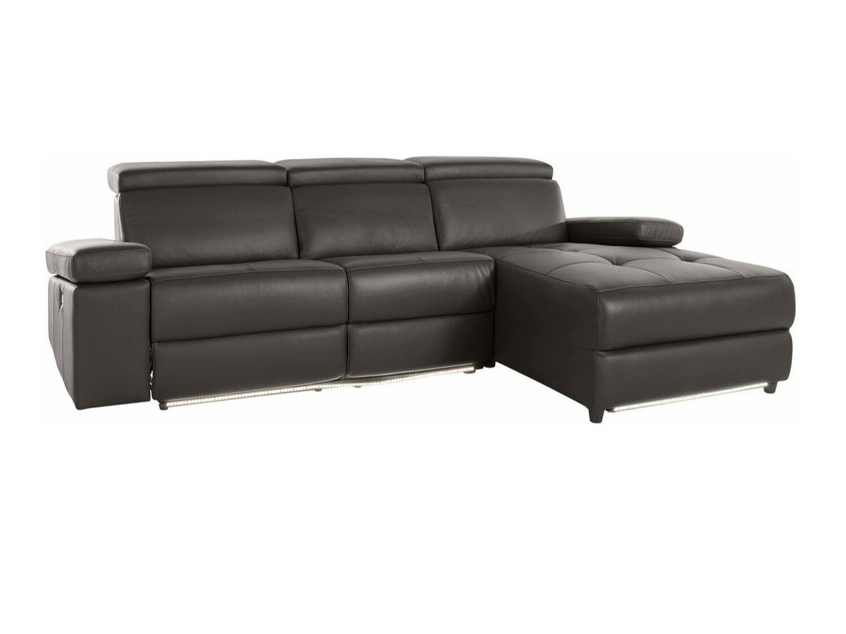 Ecksofa Liegesessel Denton 1492 (Braun)