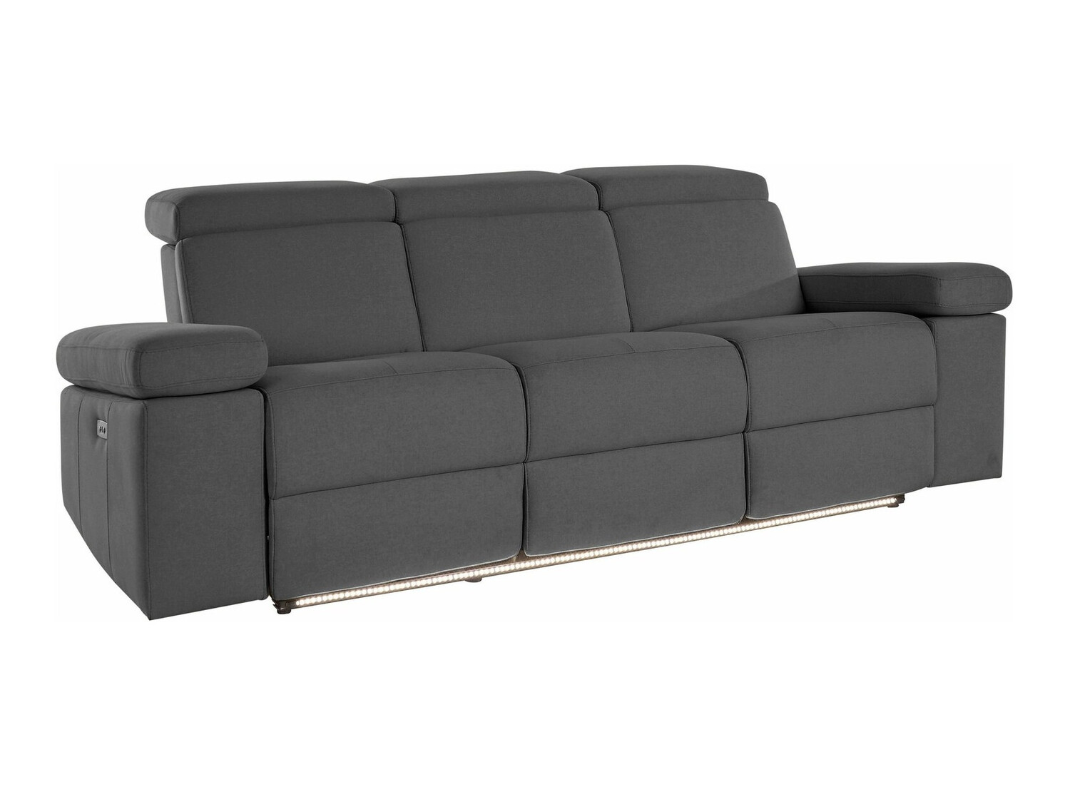 Sofa mit Liegefunktion Denton 715 (Anthrazit)