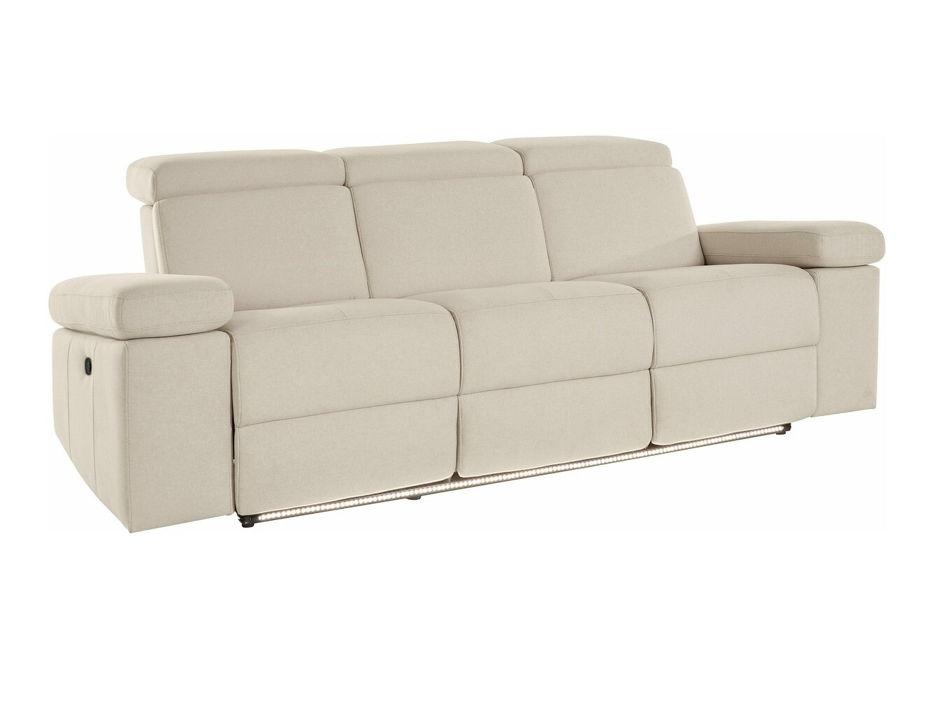 Sofa mit Liegefunktion Denton 715 (Beige)