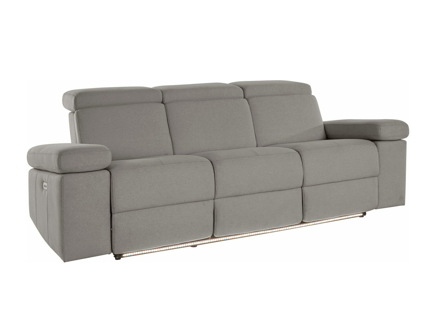 Sofa mit Liegefunktion Denton 715 (Grau)