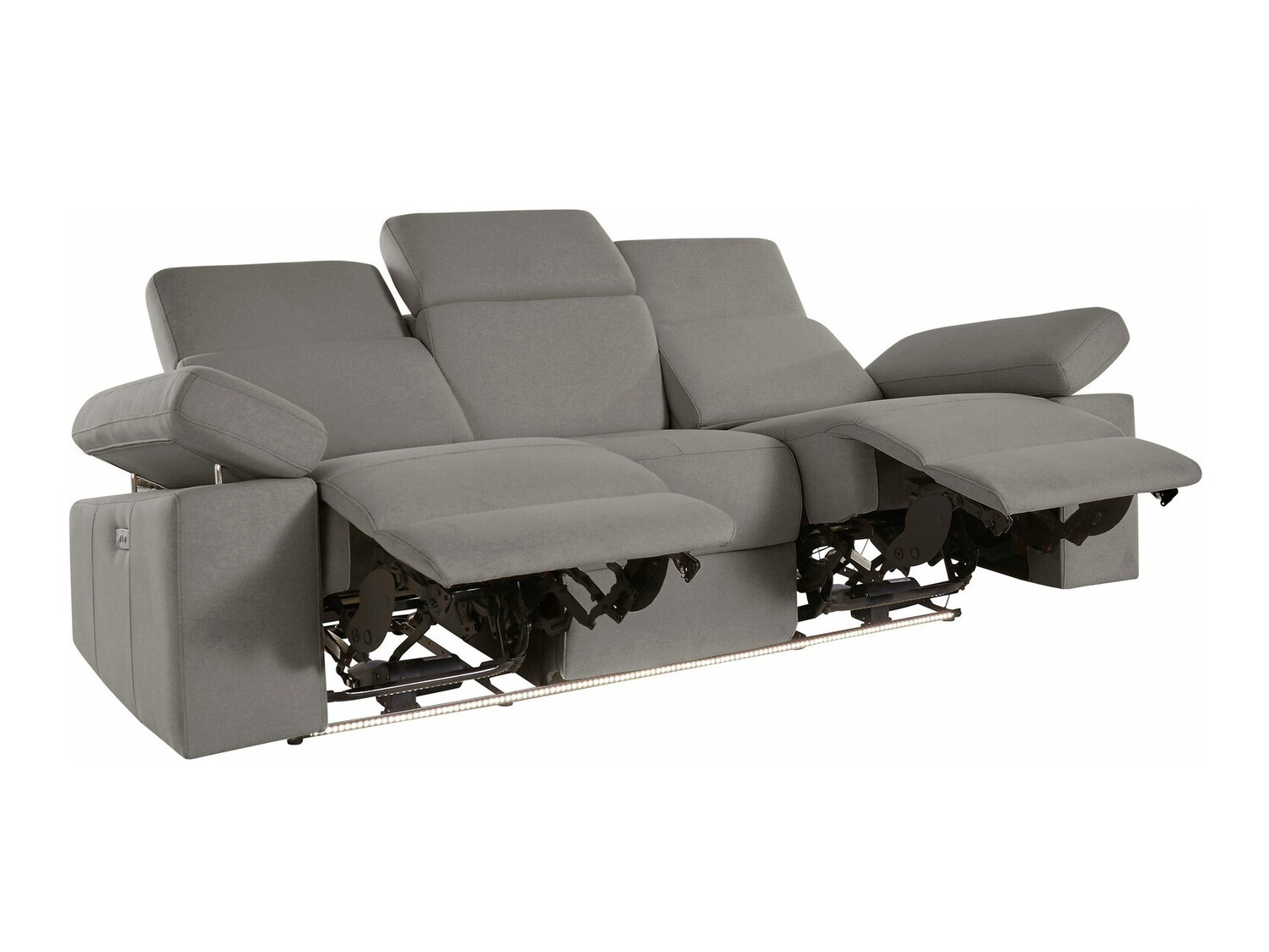 Sofa mit Liegefunktion Denton 715 (Grau)