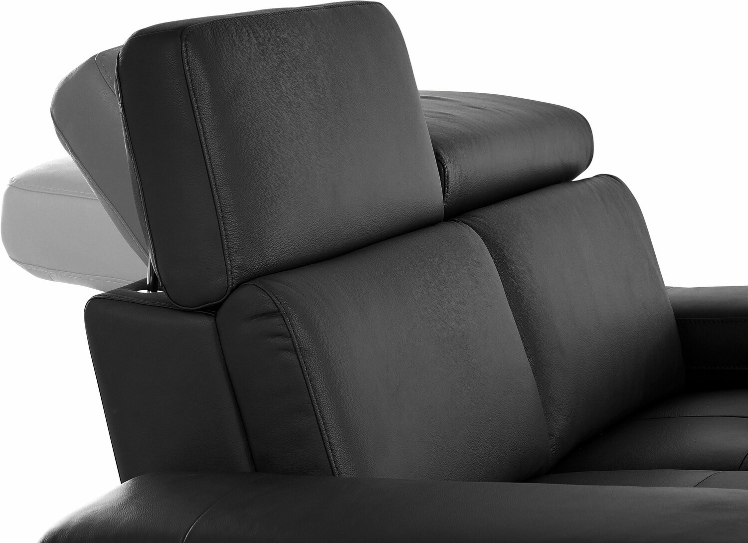 Sofa mit Liegefunktion Denton 721 (Schwarz)