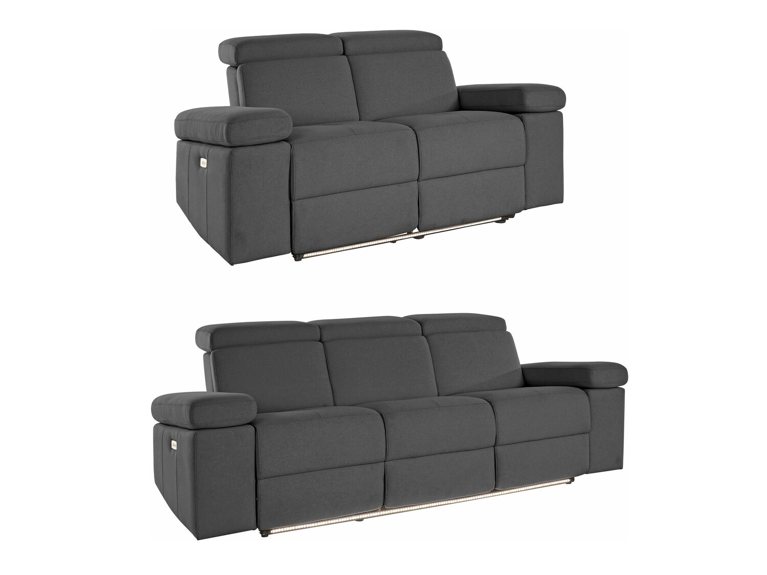 Polstermöbel-Set Denton 725 (Anthrazit)