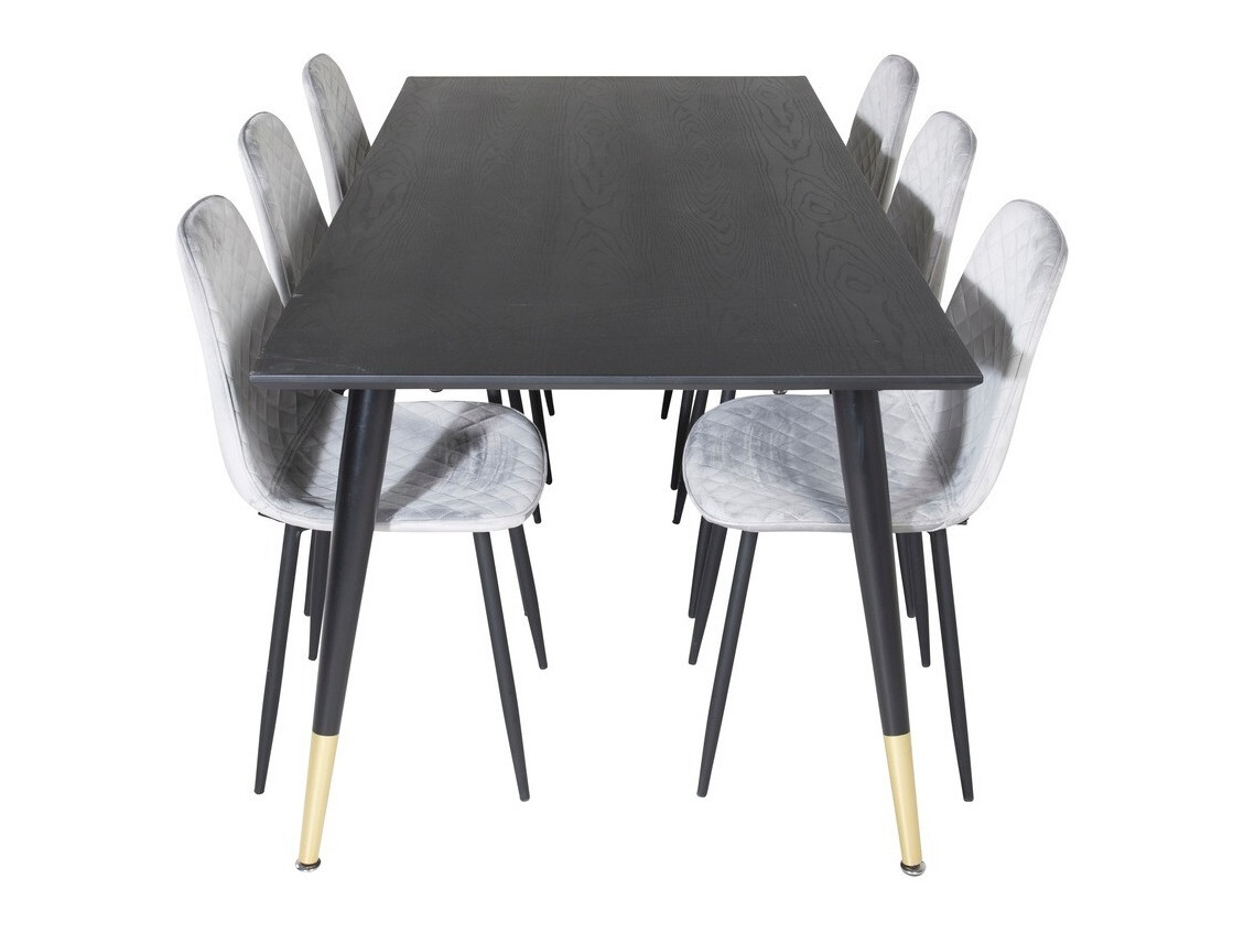 Essgruppe Dallas 1259 (Grau + Schwarz)