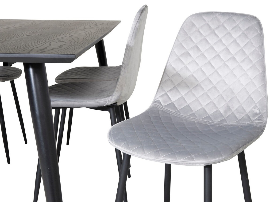 Essgruppe Dallas 1259 (Grau + Schwarz)