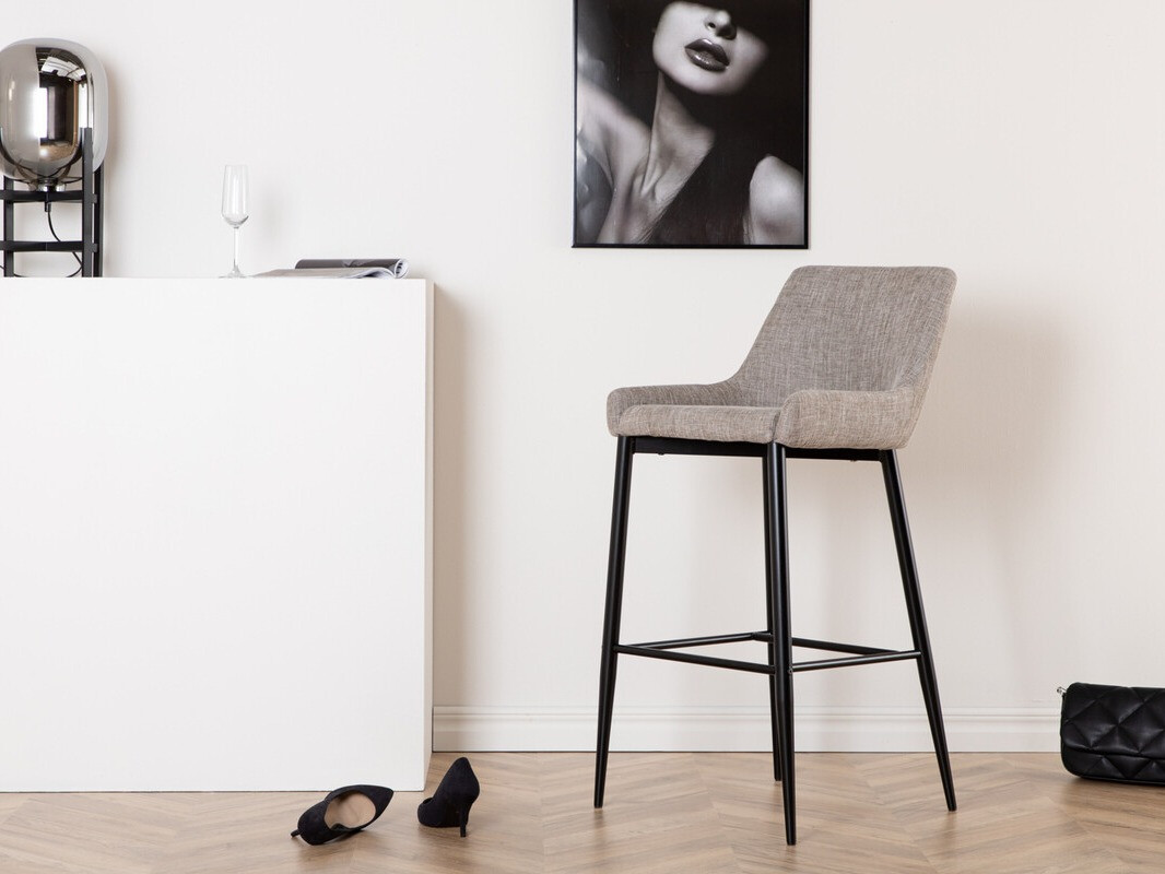 Barstuhl Dallas 2647 (Beige + Schwarz)