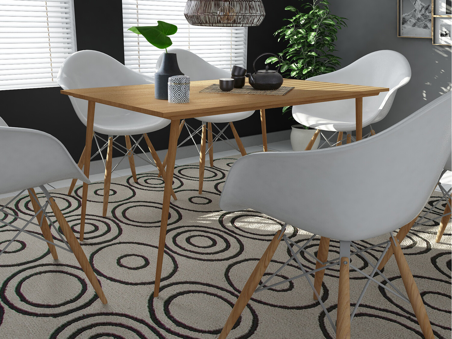 Tisch Denton 760 (Eichenholzoptik)