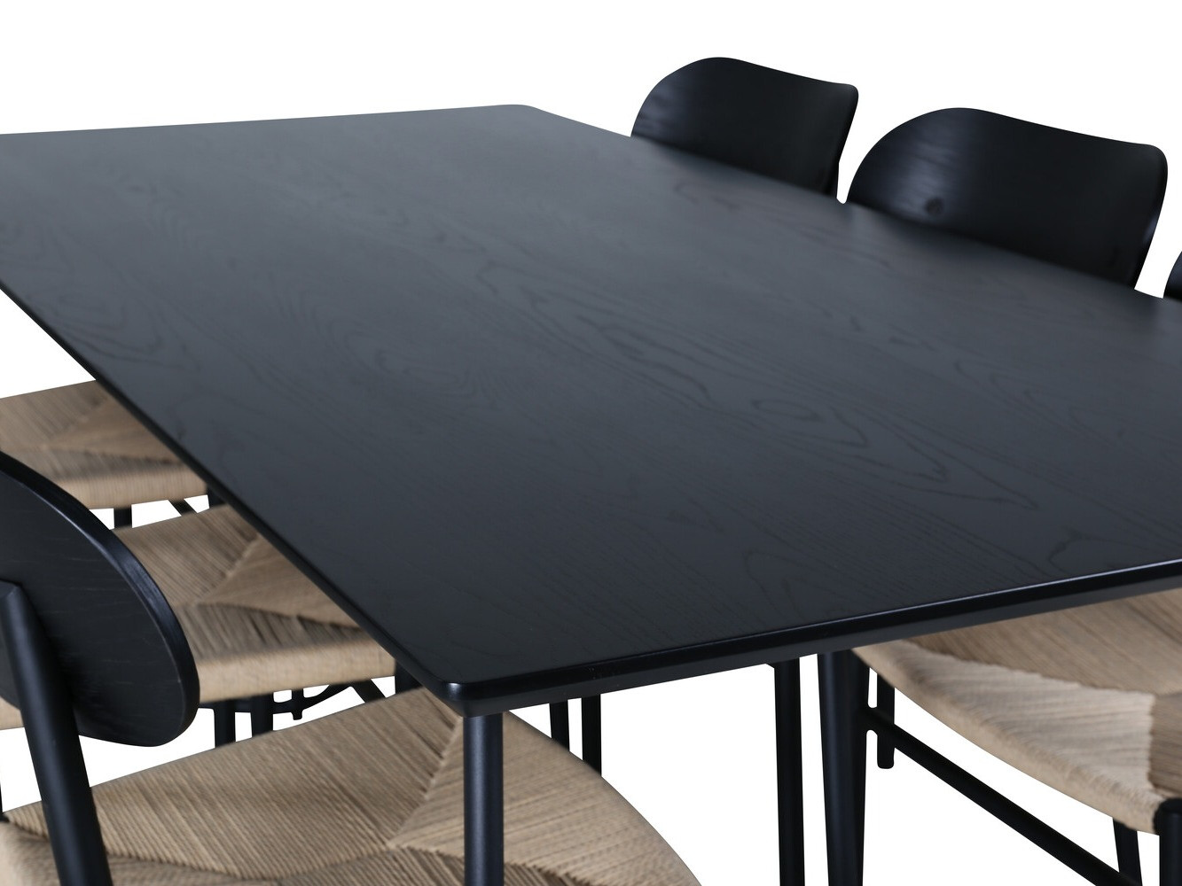 Essgruppe Dallas 2716 (Schwarz + Hellbraun)