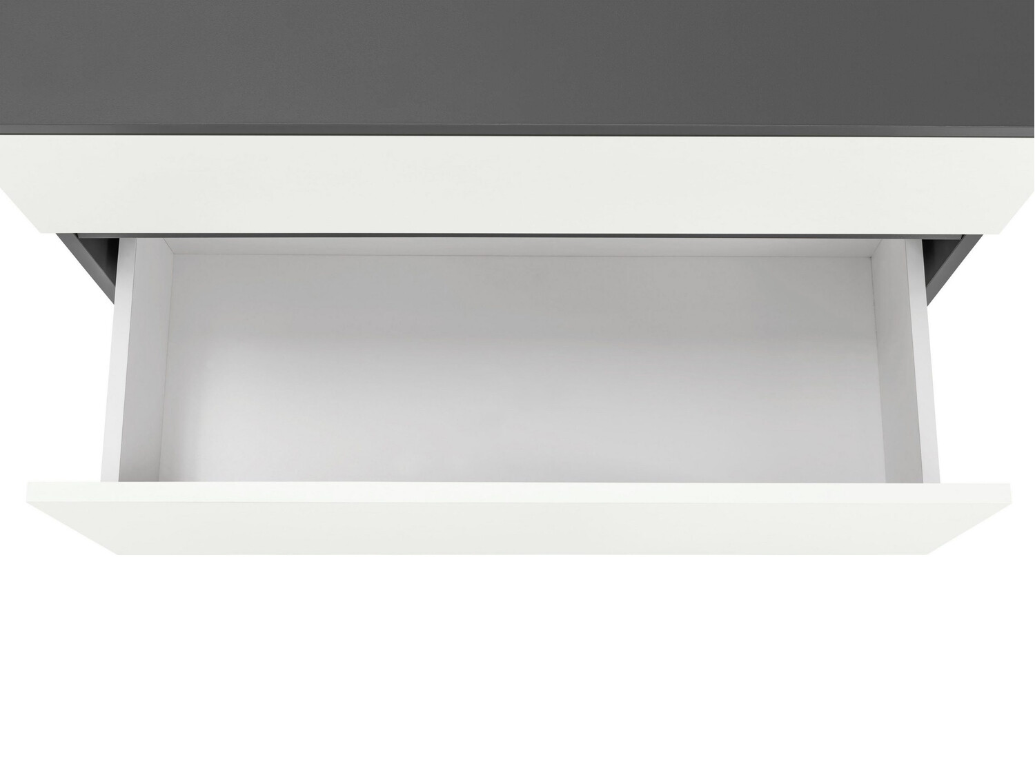 Stehender Badezimmerschrank für ein Waschbecken Soncamu 109 (Weiss + Anthrazit)