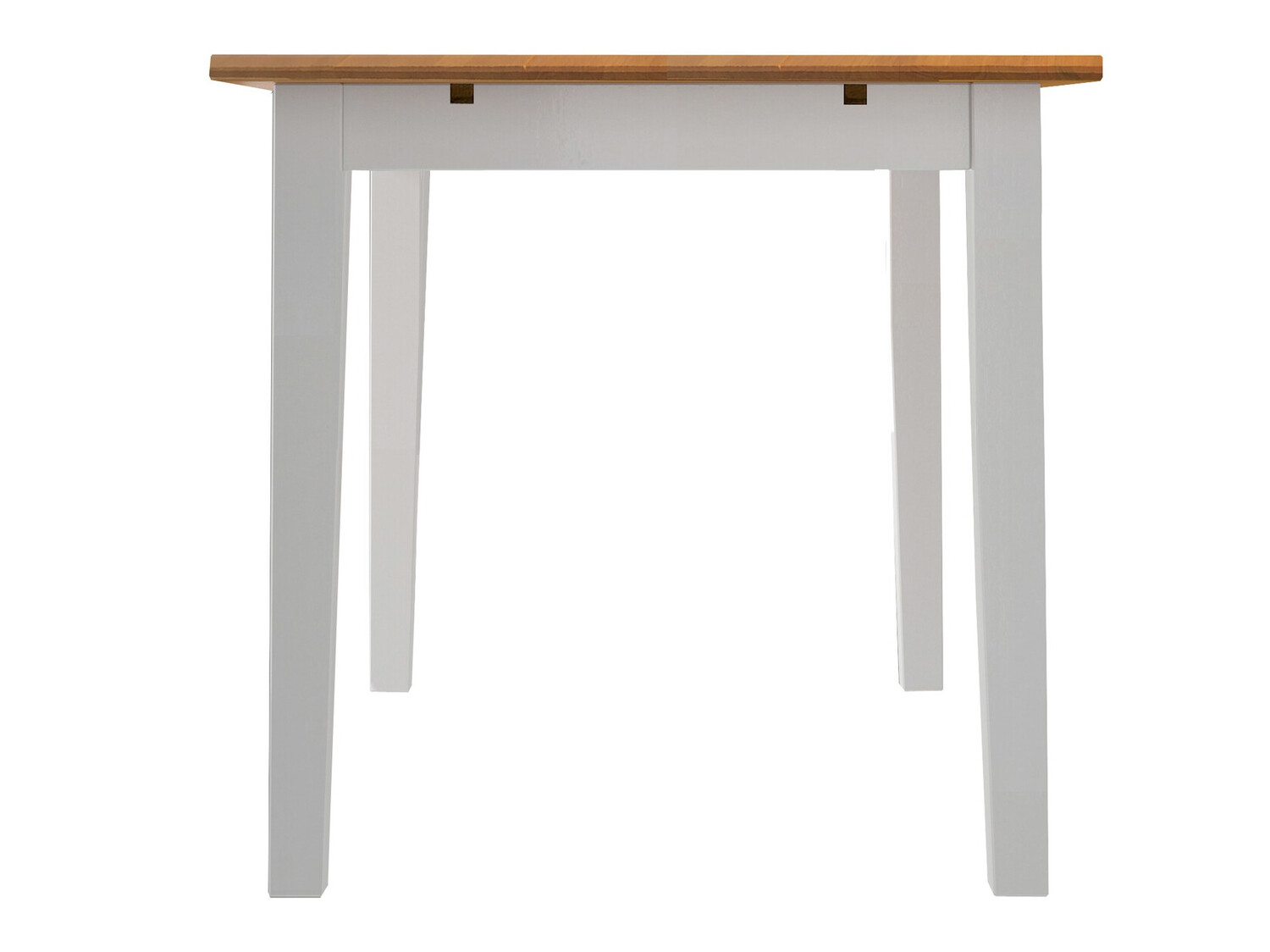 Tisch Denton 810 (Weiss + Eichenholzoptik Honig)