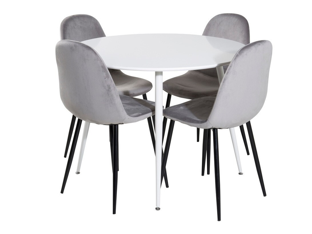 Essgruppe Dallas 1581 (Grau + Schwarz)