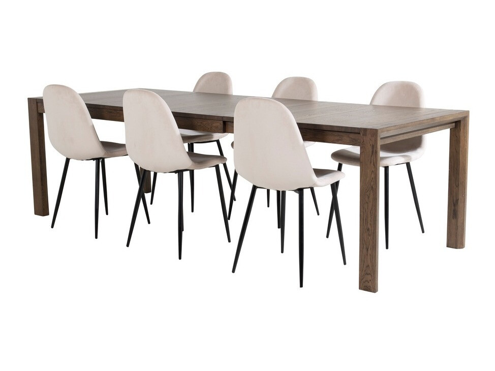 Essgruppe Dallas 1632 (Eichenholzoptik dunkel)