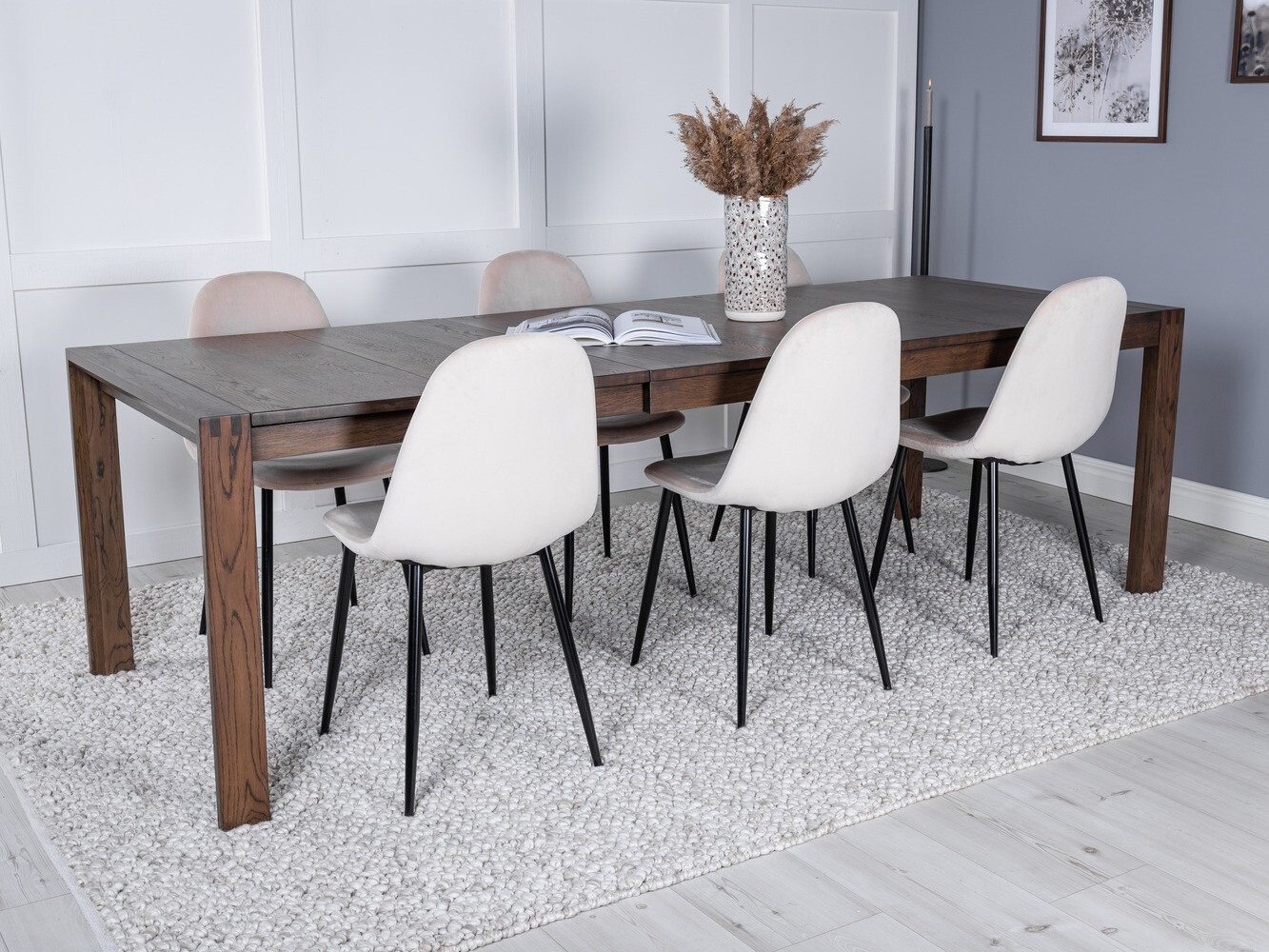 Essgruppe Dallas 1632 (Eichenholzoptik dunkel)