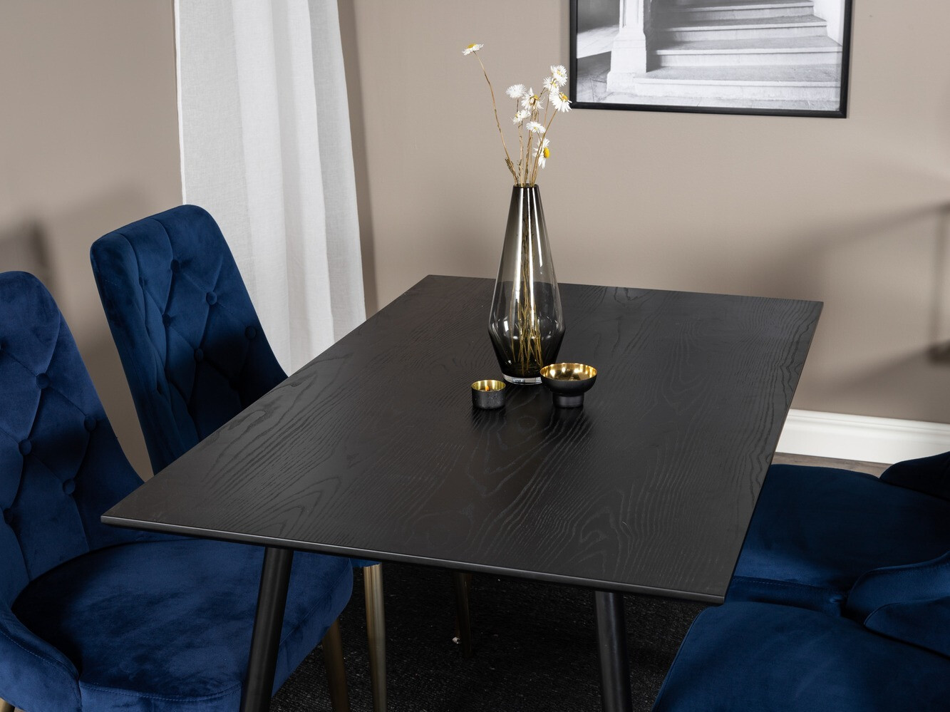 Essgruppe Dallas 1673 (Blau + gold)