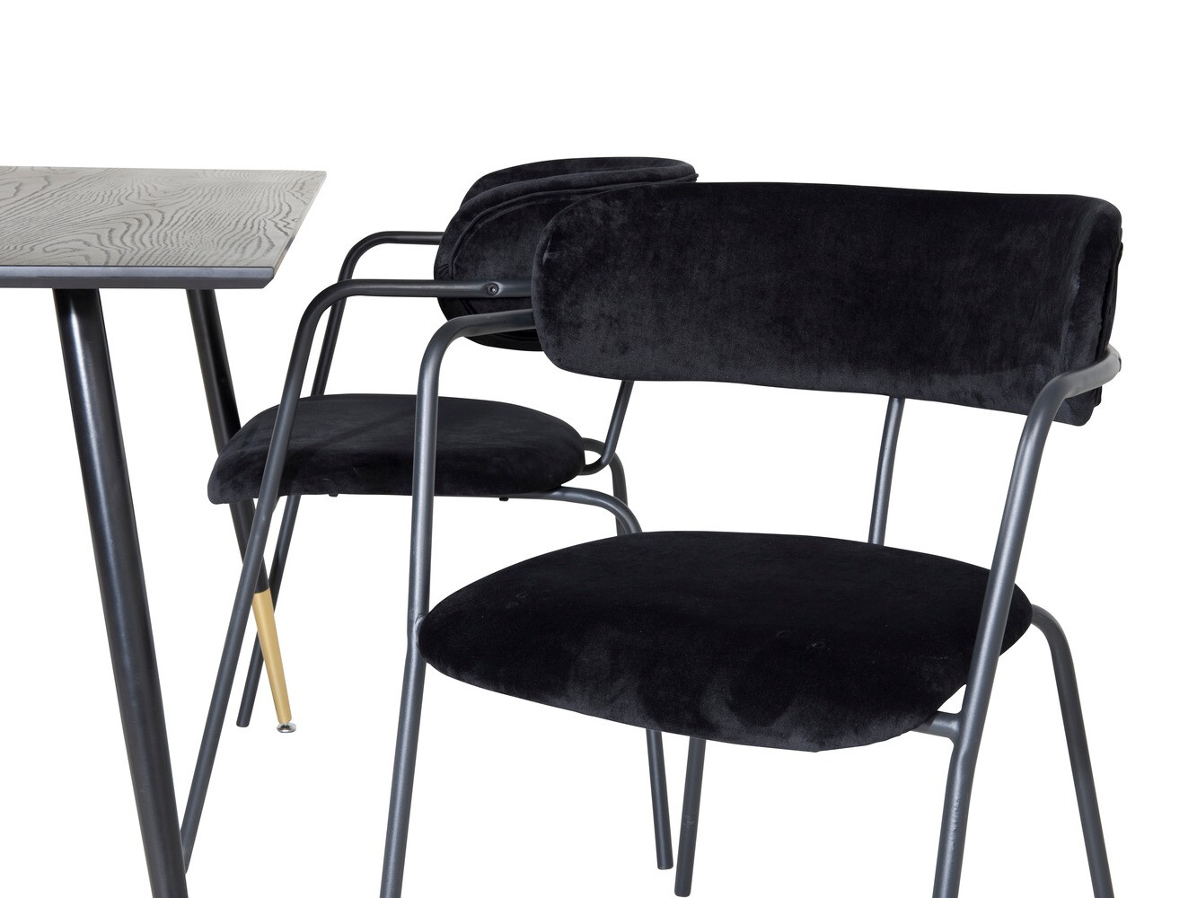 Essgruppe Dallas 1694 (Schwarz + Grau)