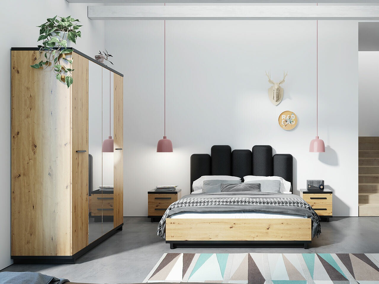 Schlafzimmer-Set Morlira 118
