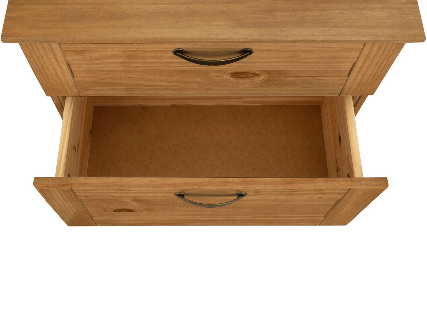 Stehender Badezimmerschrank für ein Waschbecken Ophlevu 102 (Kiefernholzoptik)