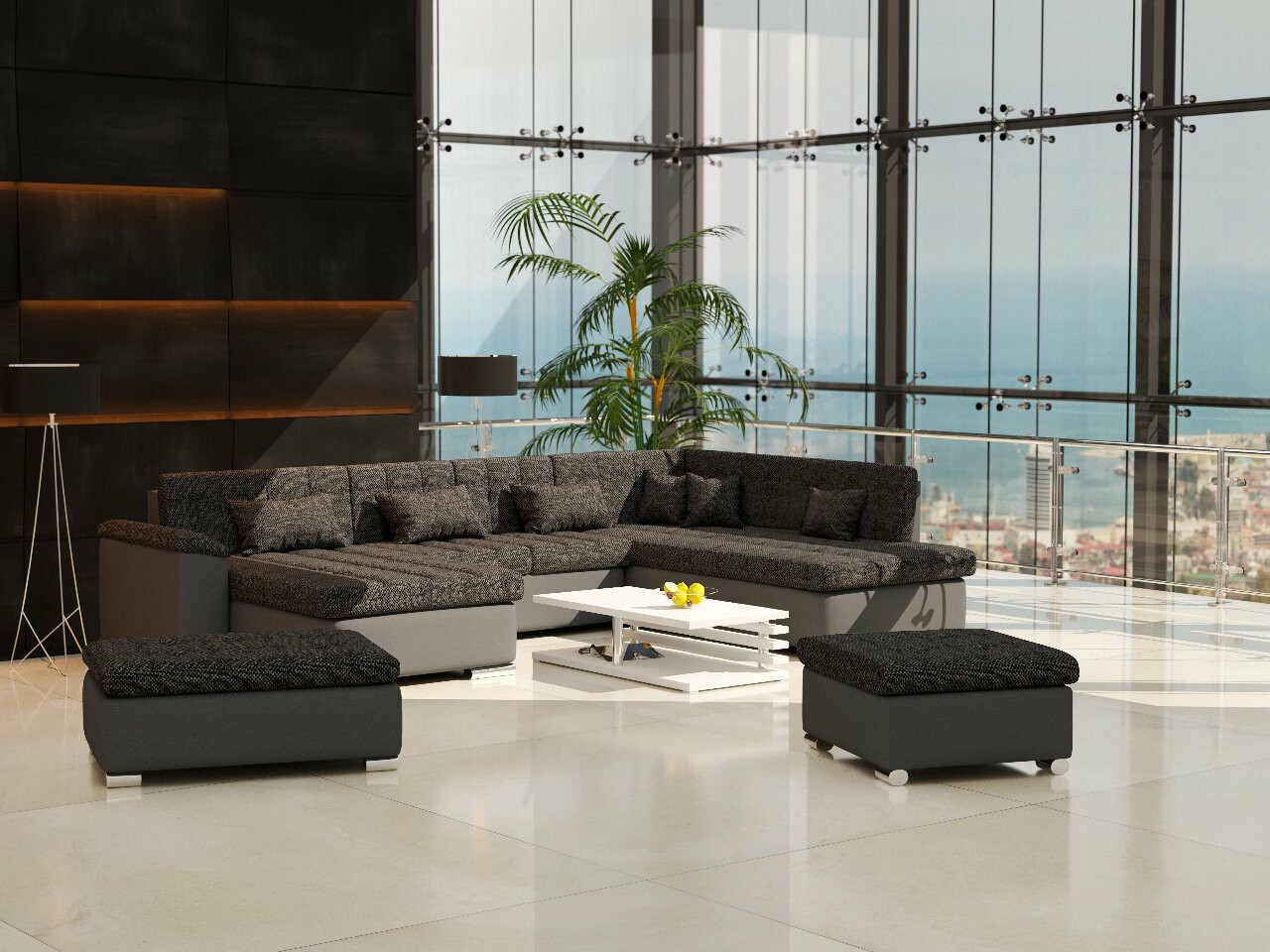 Polstermöbel-Set Comfivo Gemma II (Soft 020 + Majorka 03)