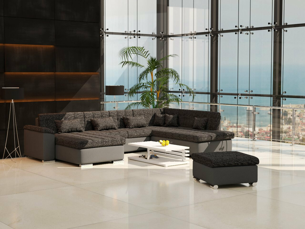 Polstermöbel-Set Comfivo Gemma (Soft 020 + Majorka 03)