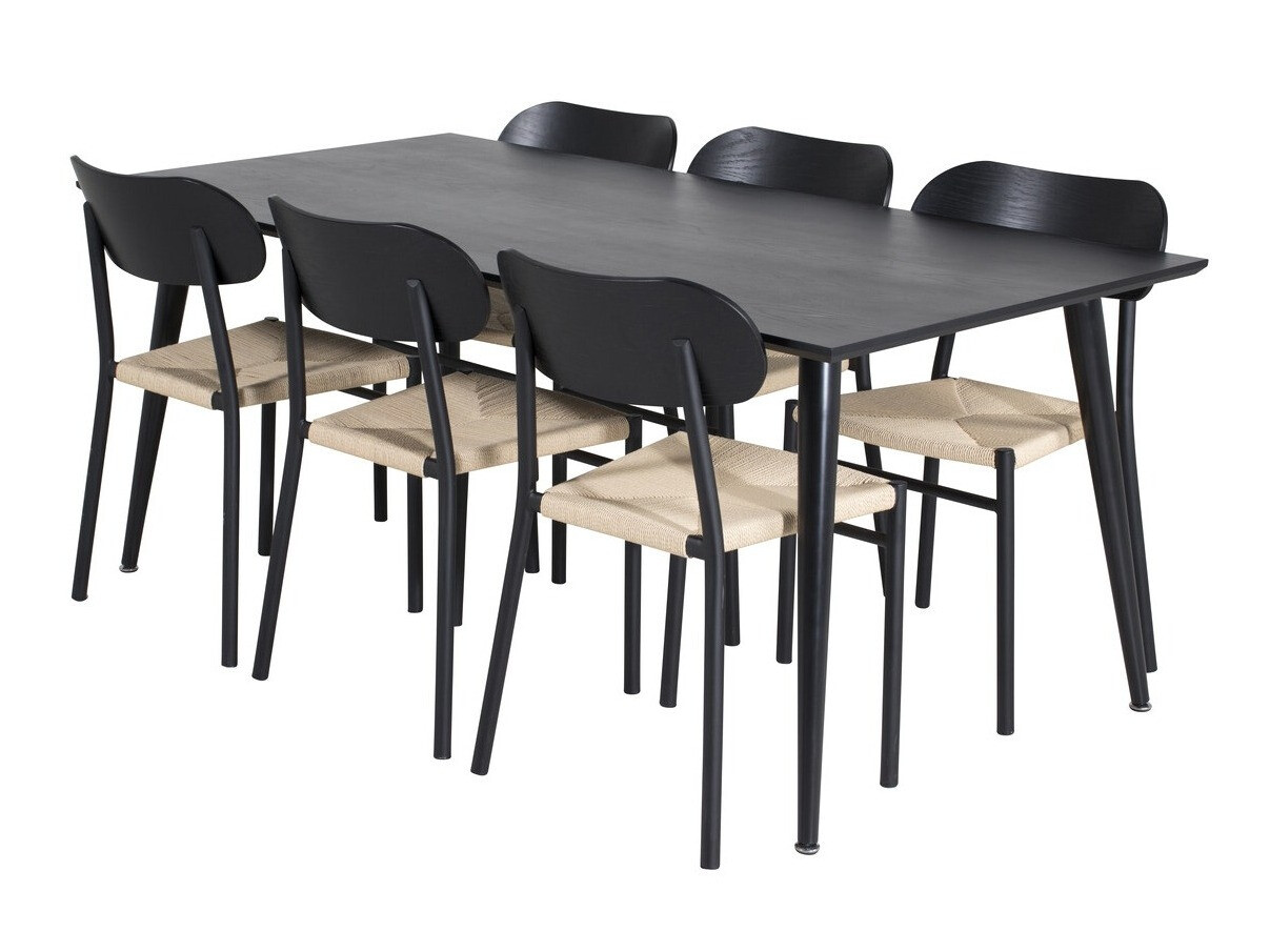Essgruppe Dallas 2574 (Schwarz + Braun)
