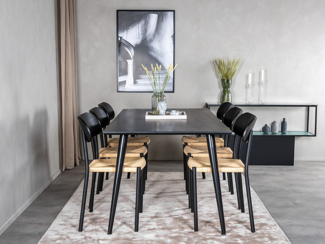 Essgruppe Dallas 2574 (Schwarz + Braun)