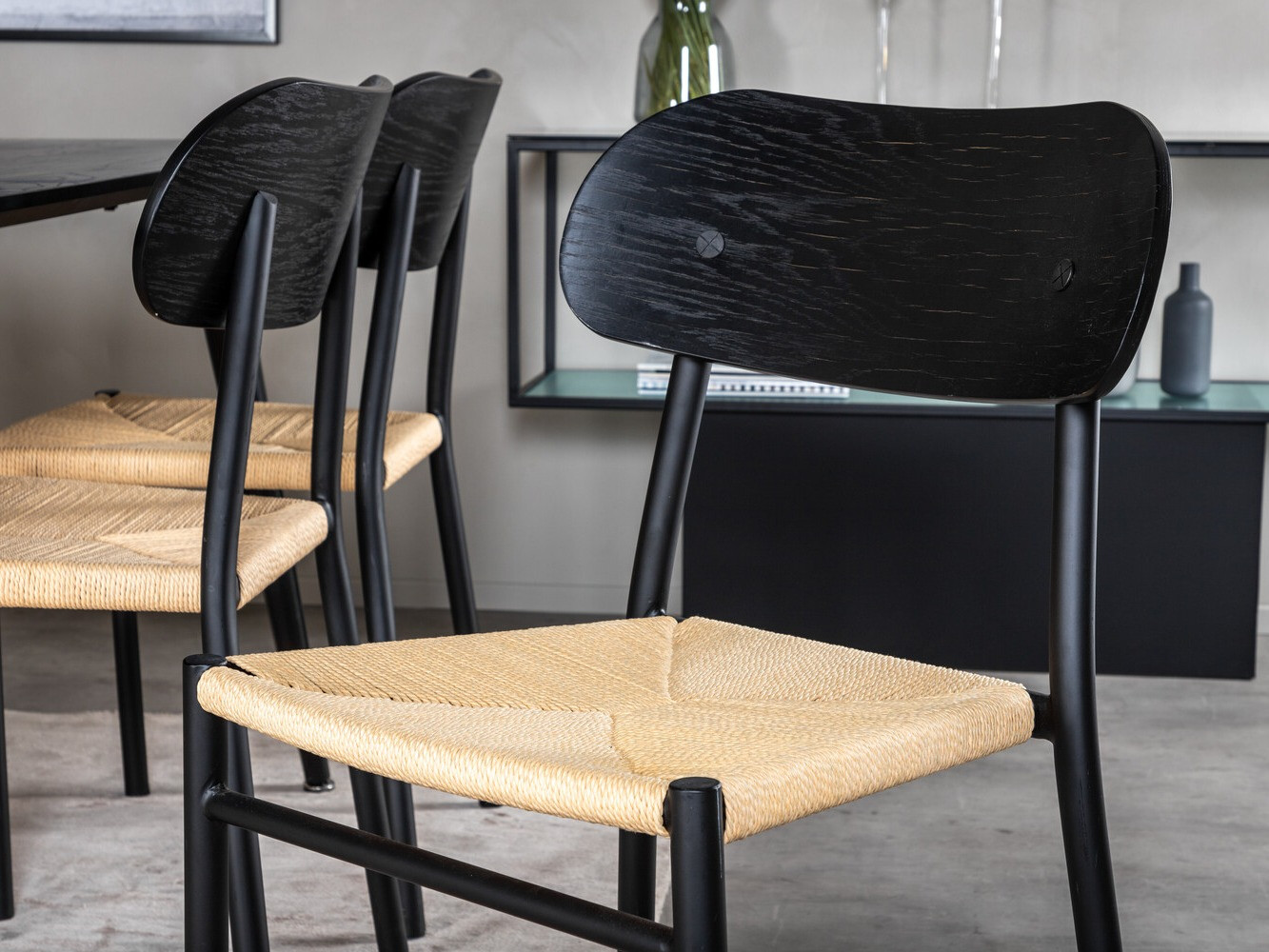 Essgruppe Dallas 2574 (Schwarz + Braun)