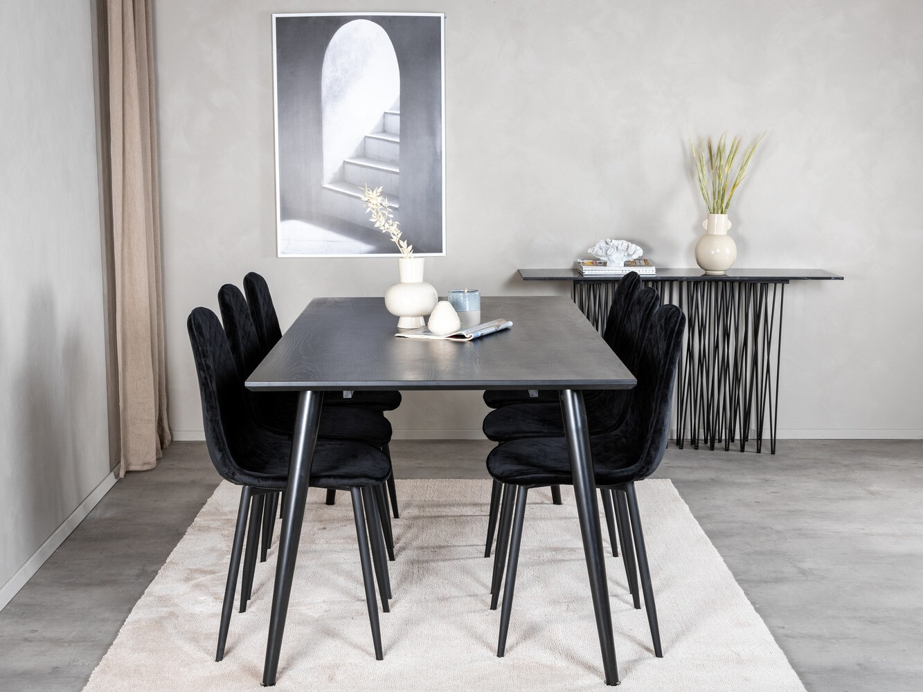 Essgruppe Dallas 2596 (Schwarz)