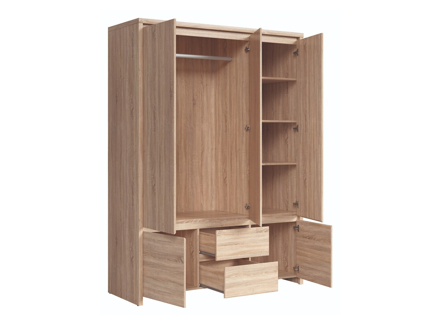 Kleiderschrank Nolroma 118 (Sonoma-Eiche)