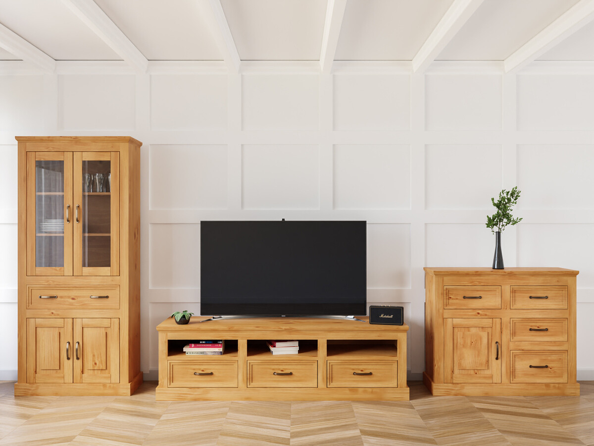 Wohnzimmer-Sets Tolelio 115 (Kiefernholzoptik)