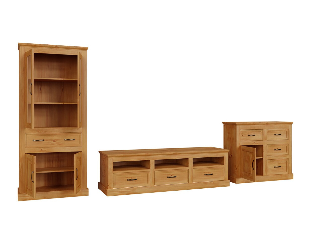 Wohnzimmer-Sets Tolelio 115 (Kiefernholzoptik)