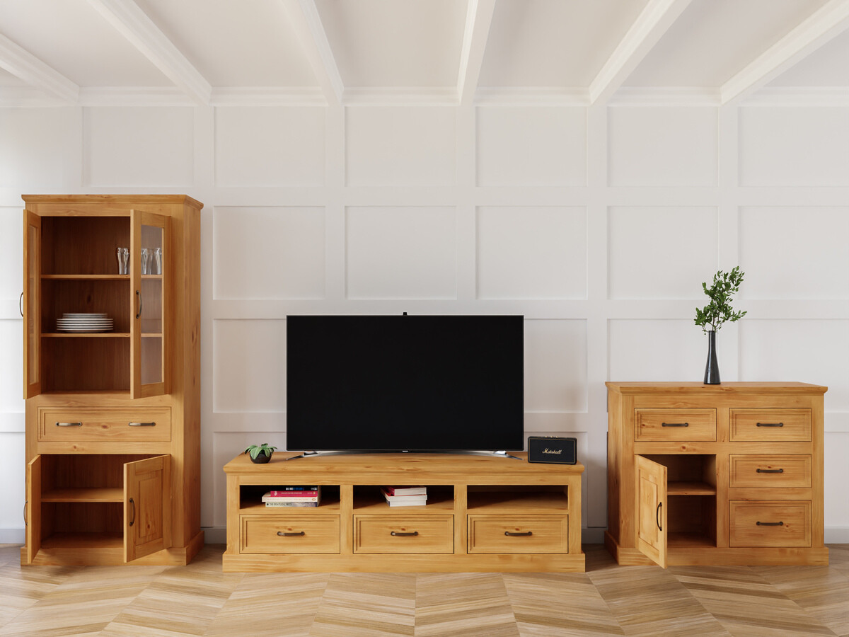 Wohnzimmer-Sets Tolelio 115 (Kiefernholzoptik)