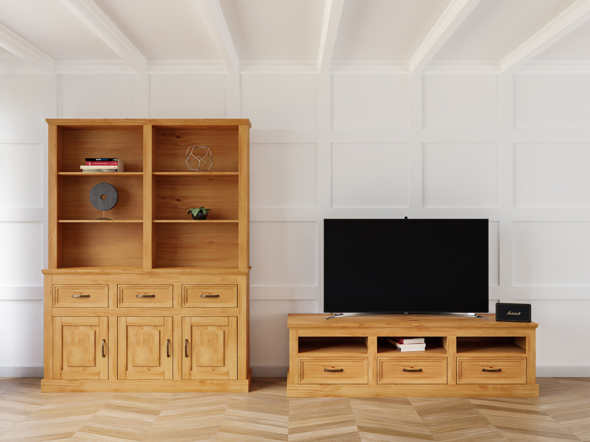 Wohnzimmer-Sets Tolelio 117 (Kiefernholzoptik)