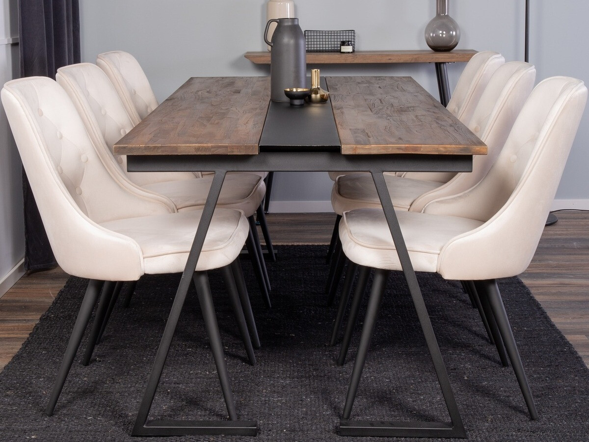 Essgruppe Dallas 1934 (Schwarz + Beige)