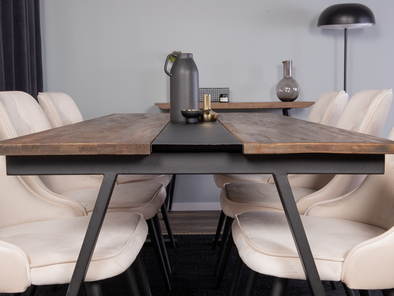 Essgruppe Dallas 1934 (Schwarz + Beige)