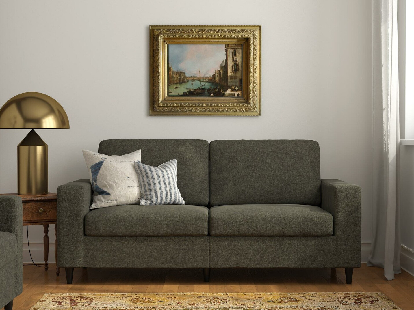 Sofa Tulsa 444 (Dunkelgrau)