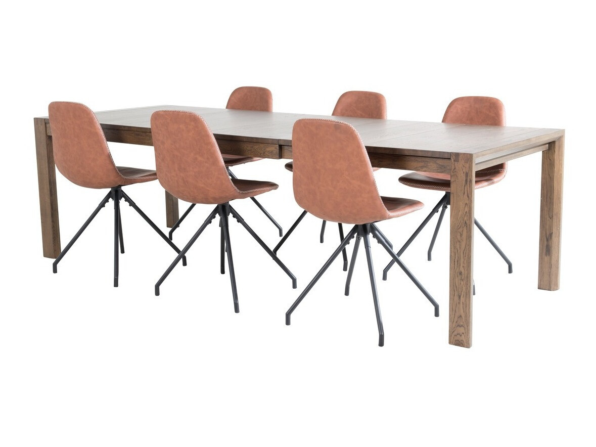 Essgruppe Dallas 2036 (Schwarz + Orange)