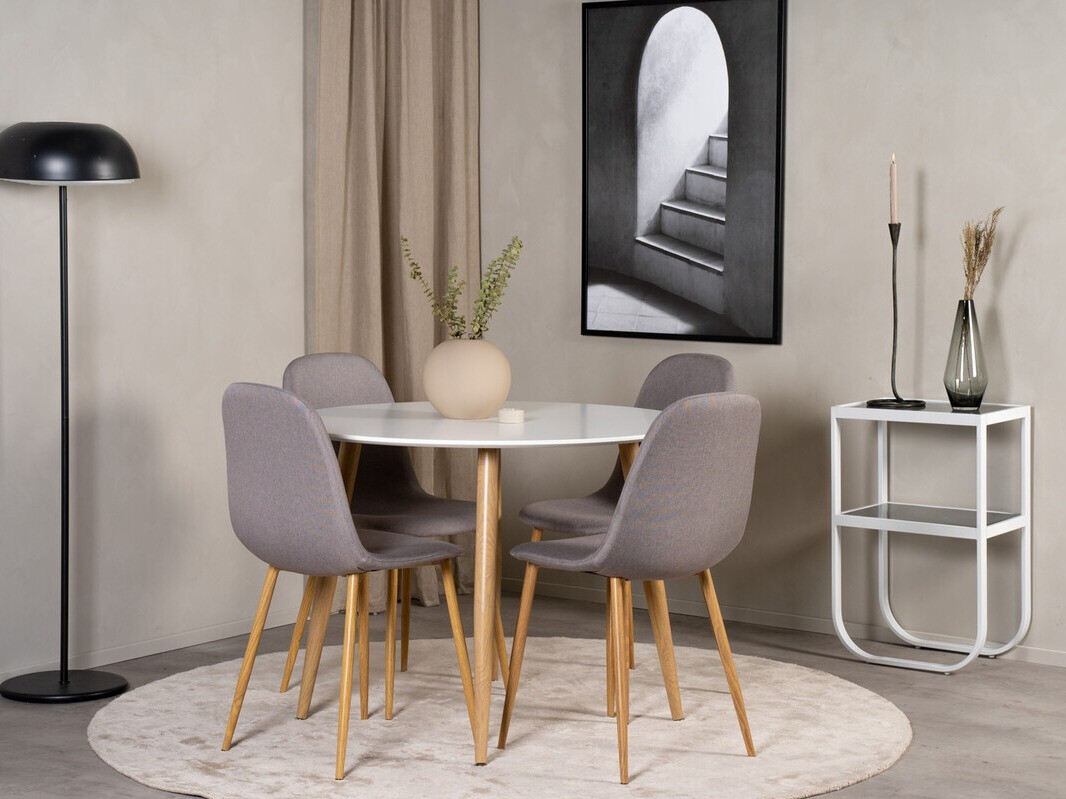 Stuhl Dallas 3222 (Grau + Eiche)