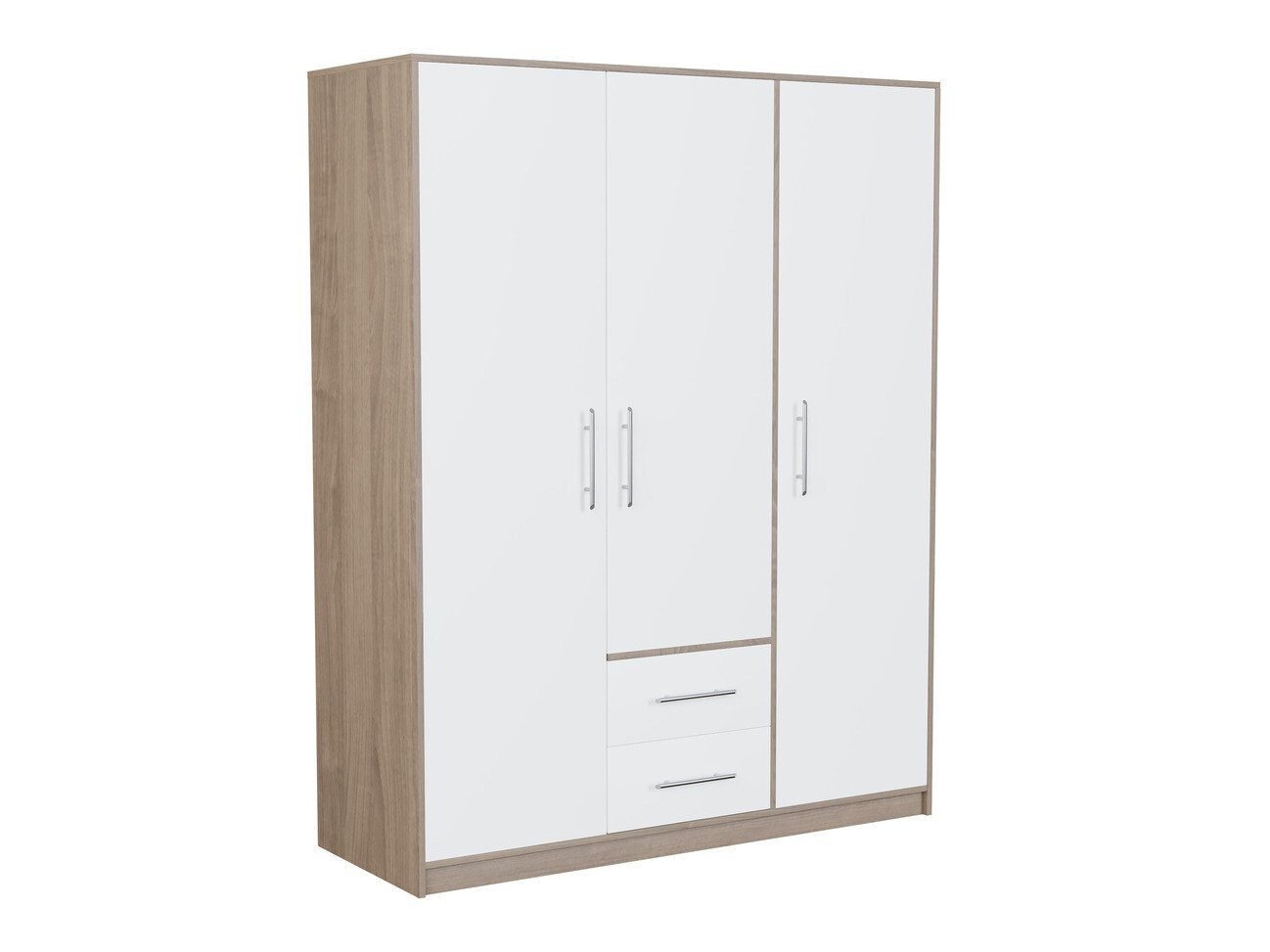 Kleiderschrank Cavmero 102 (Sonoma-Eiche + Weiss)