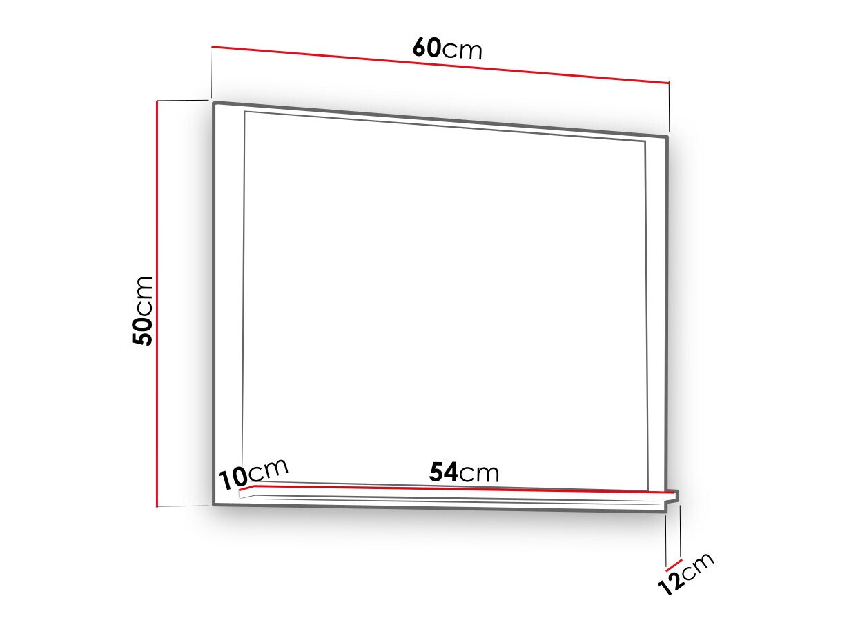 Badspiegel Velum (Artisan Eichenholzoptik)