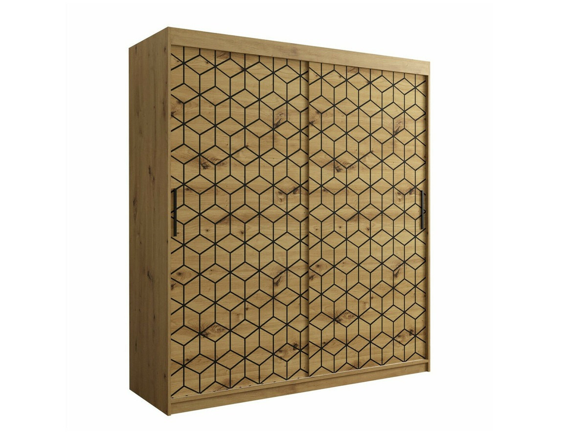 Kleiderschrank Hartford 283 (Artisan Eichenholzoptik)