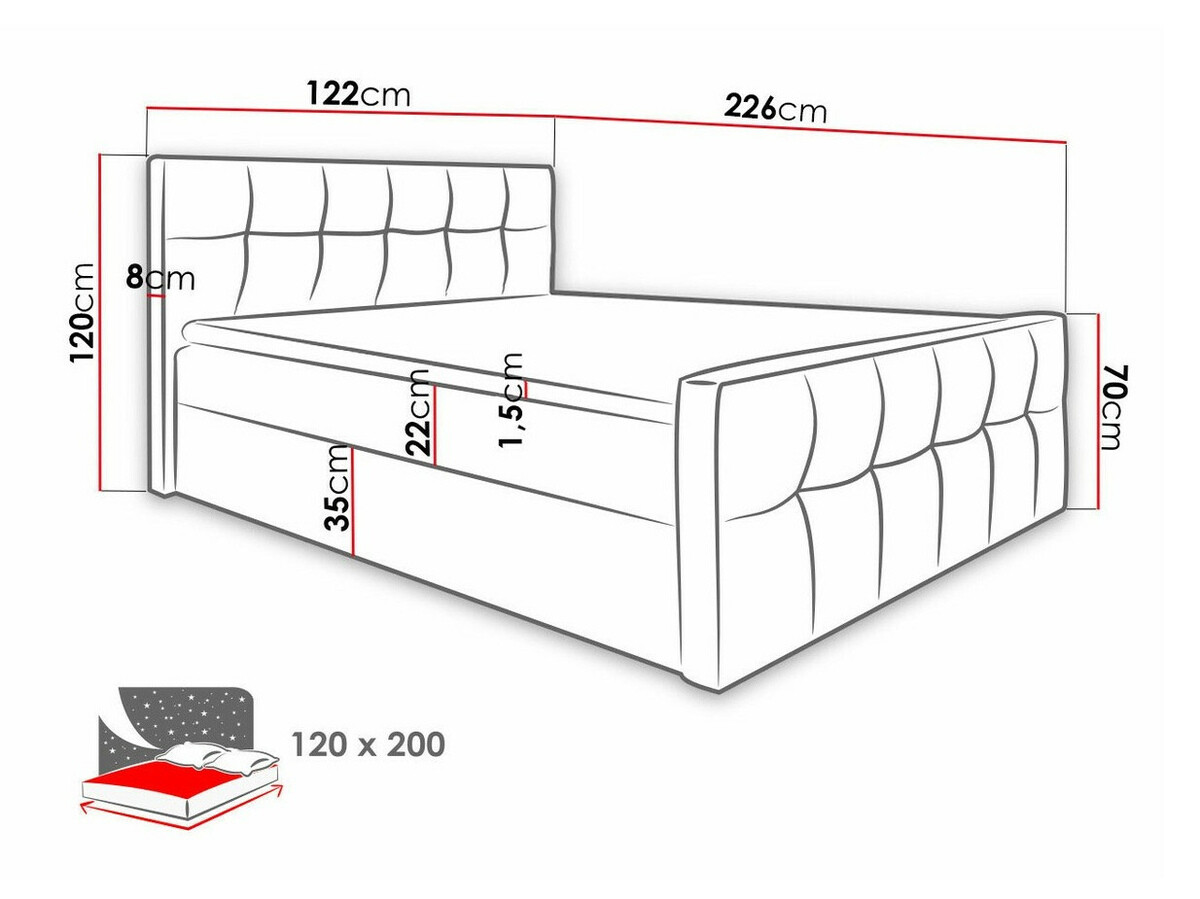 Boxspringbett Scriptum (Soft 029)