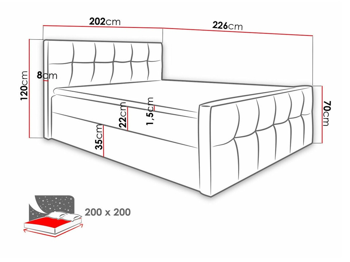 Boxspringbett Scriptum (Soft 033)