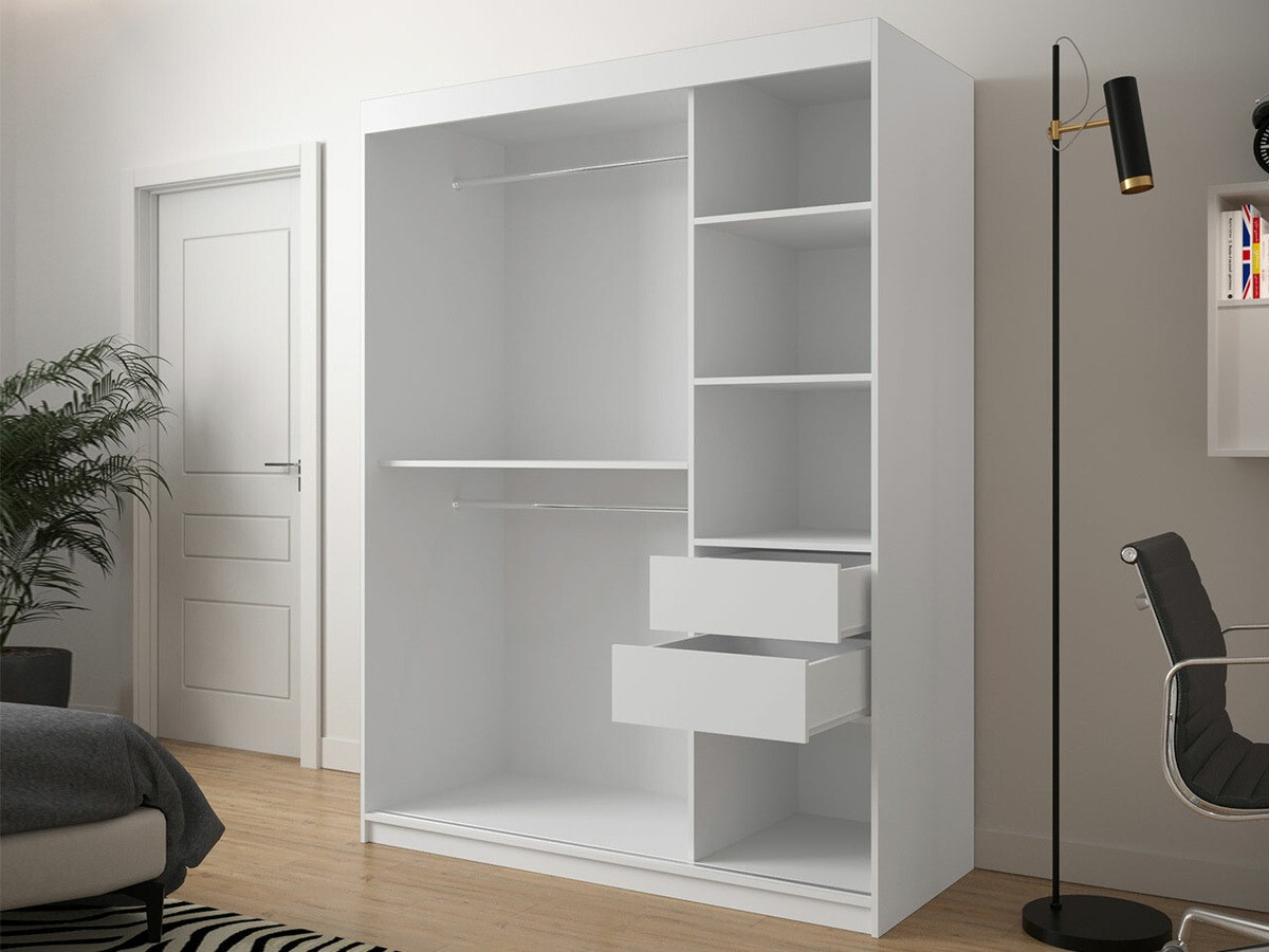 Kleiderschrank Hartford 310 (Artisan Eichenholzoptik + Schwarz)