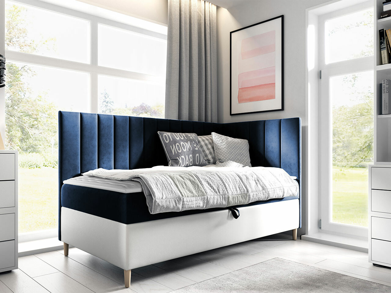 Boxspringbett Lucus (Soft 017 + Fresh 11)