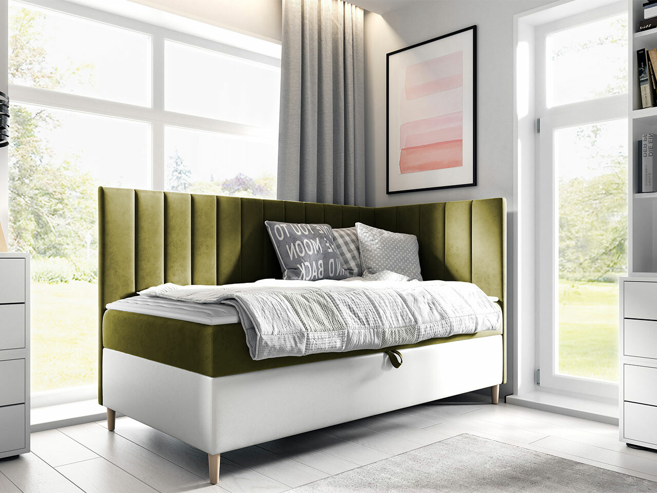 Boxspringbett Lucus (Soft 017 + Fresh 12)